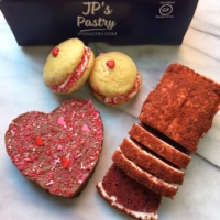 Valentine's Day gluten-free baked goods from JP's Pastry